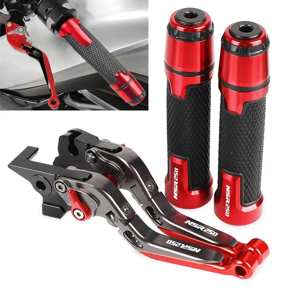 

Motorcycle Brake Clutch Levers Handlebar knobs Handle Hand Grip Ends FOR HONDA CBR250 NSR250 1988 1989 1990 1991 1992 1993 1994