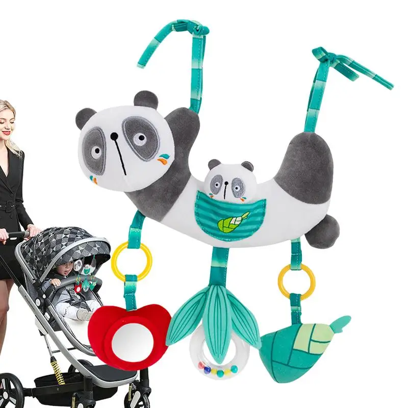

Babies Stroller Arch Toy Animal Panda Rattle Teething Toy Cartoon Rattle Toys With Sound Montessori Preschool Learning Toys