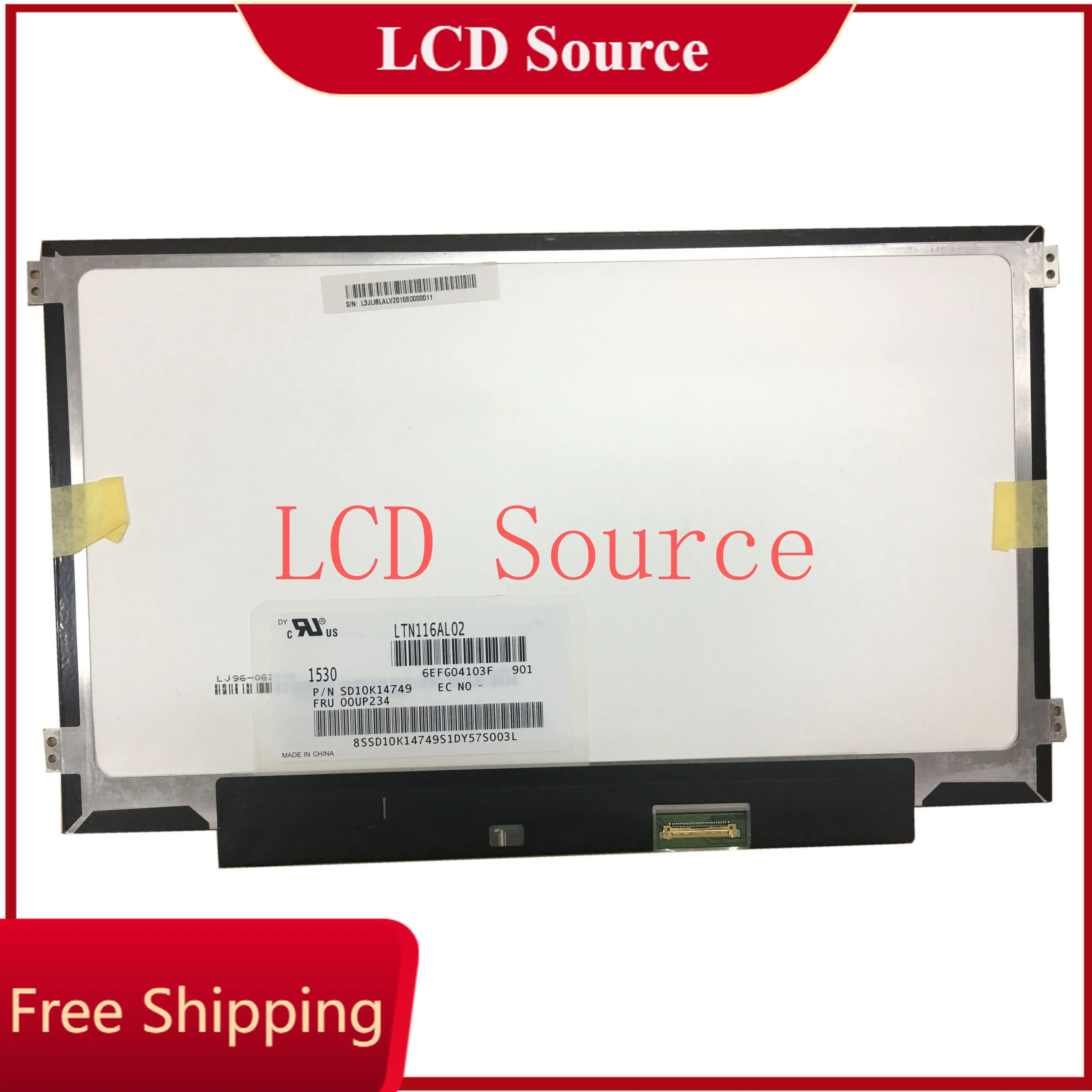 

LTN116AL02 11.6" Laptop Screen LCD Panel 30 PIN IPS WXGA HD LED