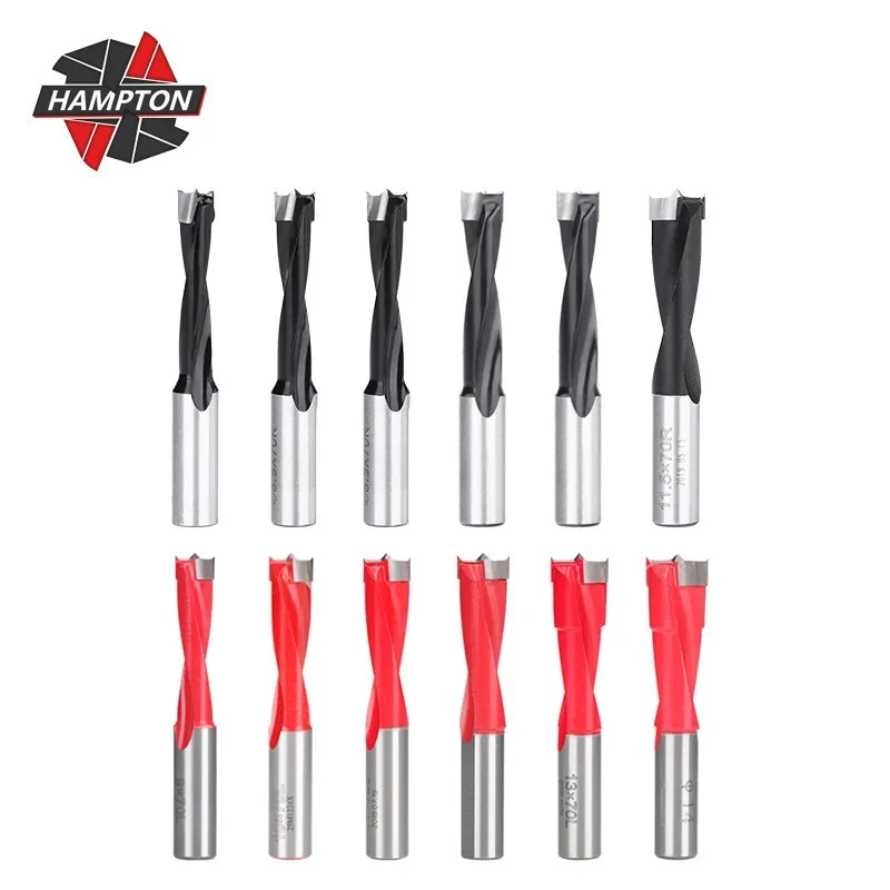 

HAMPTON Woodworking Forstner Gang Drill Bits 2 Flute Alloy Hole Opener Wood Router Bit for Wood Carbide Row Drill 4-35mm