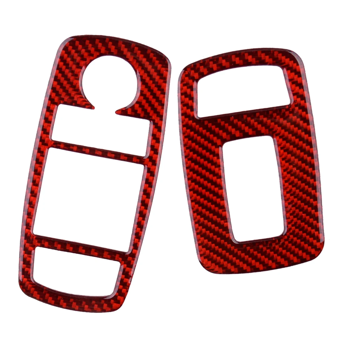 

Красная крышка кнопки переключения переднего левого и правого стекла из углеродного волокна для Dodge Challenger 2020-2018 2017 2016 2015, 2 шт.