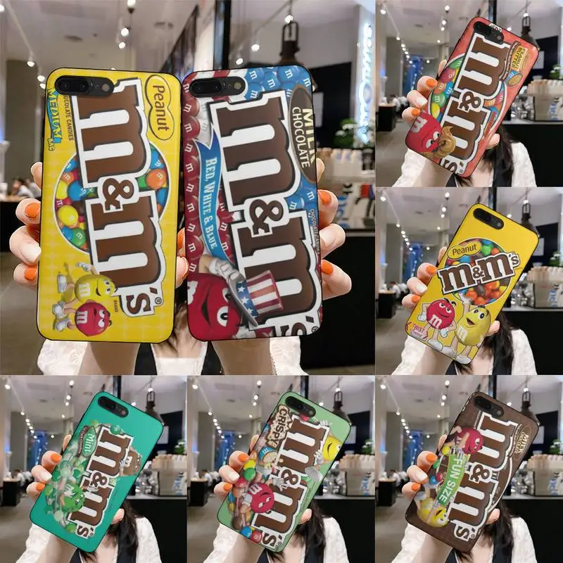 

M&M's Chocolate Nutella Bottle Capa Phone Case fundas shell cover for iphone 6 6s 7 8 plus xr x xs 11 12 13 mini pro max