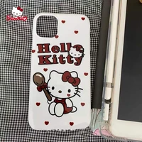 sanrio hello kitty for iphone 13 13 pro 13 pro max 12 12 pro 12 pro max 11 11 pro 11 pro max x xs max xr frosted cute phone case