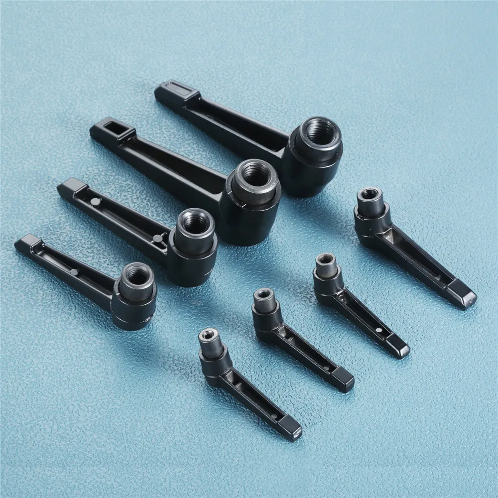

M4 M5 M6 M8 M10 M12 M14 M16 Female Thread Internal Fixing Handle Clamping Lever Machinery Adjustable Locking Pull Hex Nut Tools