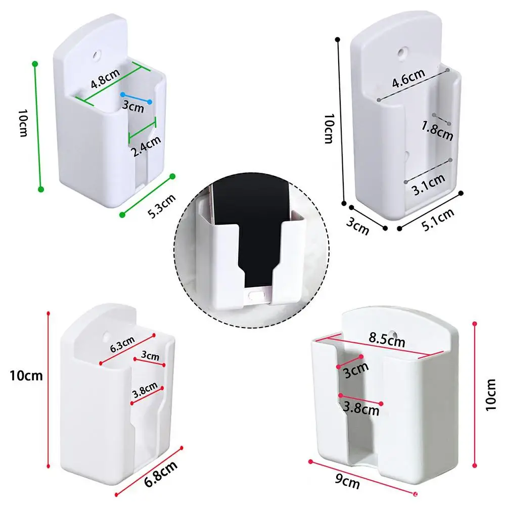 

Multifunctional Wall-mounted Storage Box Punch-free Mobile Phone Remote Control Storage Rack Holders Wall Debris Storage Holder