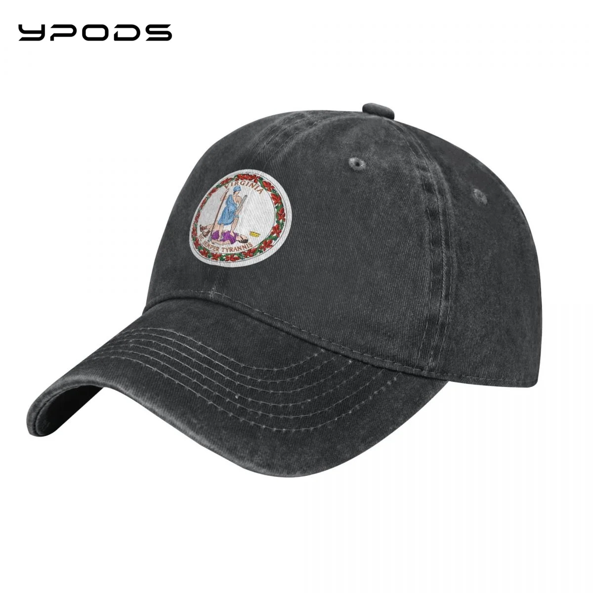 

Flag Of Virginia State Dad Hat Men Cap Outdoor Sports Retro Baseball Cap Hip Hop Range Snapback Hat