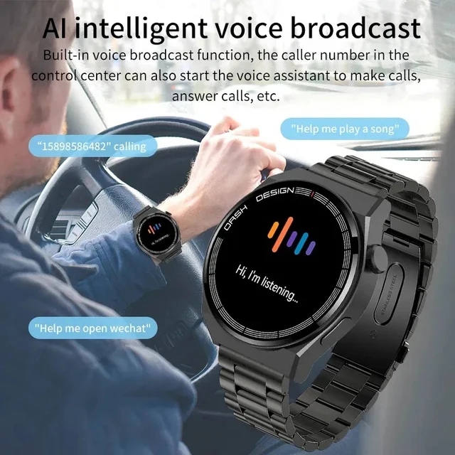 New SmartWatch Men Women Bluetooth Call Sport Heart Rate Fitness Sleep Waterproof Smart Watch for Huawei Pk GT3 Pro Watch Ultra 4