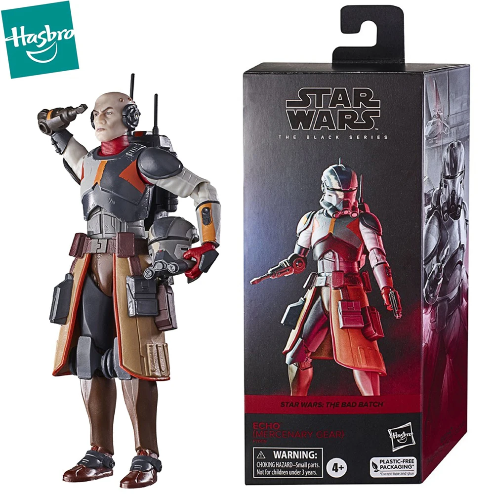 

In Stock Hasbro Walmart Star Wars The Bad Batch THE BLACK SERIES Echo Mercenary Gear Action Figure Collectible Model Toys