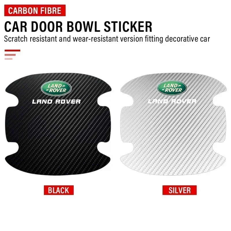 4 шт. защитная наклейка на дверную ручку автомобиля эмблема Стайлинг для Land Rover