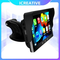 portable wireless apple carplay and android auto 7 ips screen gps navigation multimedia player mirrorlink google siri assist