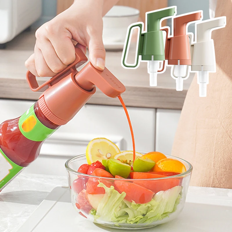 Многофункциональный диспенсер с ручкой для томатного кетчупа уксуса сиропа и
