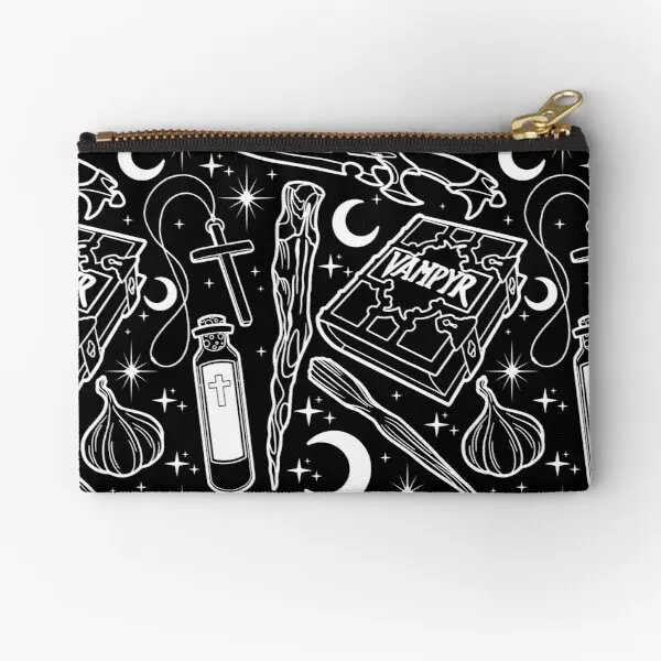 

Buffy The Vampire Slayer Weapons Zipper Pouches Cosmetic Storage Wallet Men Small Panties Packaging Key Coin Socks Money Pure