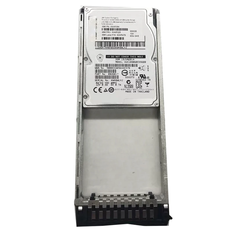

100%NEW ORIGINAL 1 Year Warranty 00AR394 00AR325 600G SAS 10K 2.5 V7000