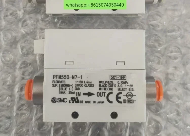 Расходомер SMC PFM550-01-C6-1 PFM300-M Диапазон: 1-50л/мин -C8-C6L-N7