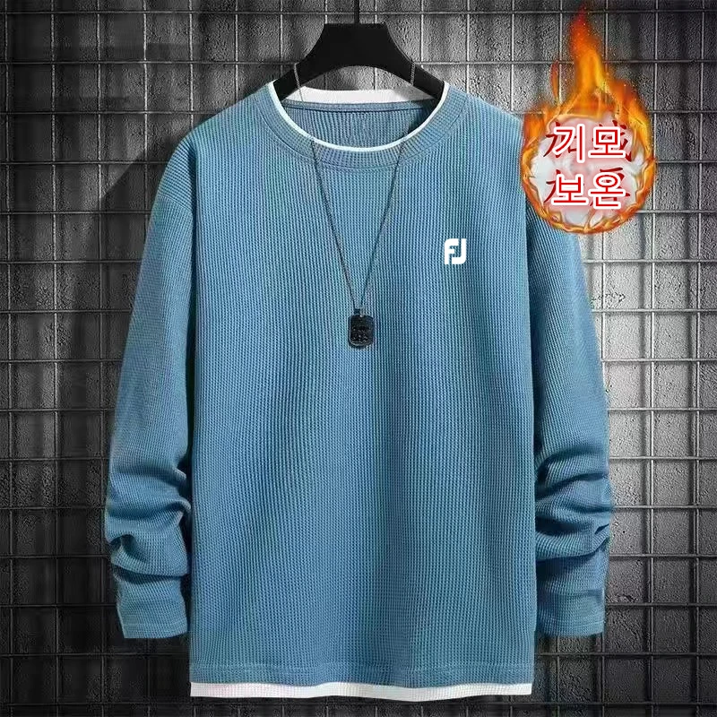 

Мужская зимняя одежда для гольфа 2022, поддельные футболки для гольфа из 2 предметов, Мужская одежда для гольфа, рубашка для гольфа с добавлени...