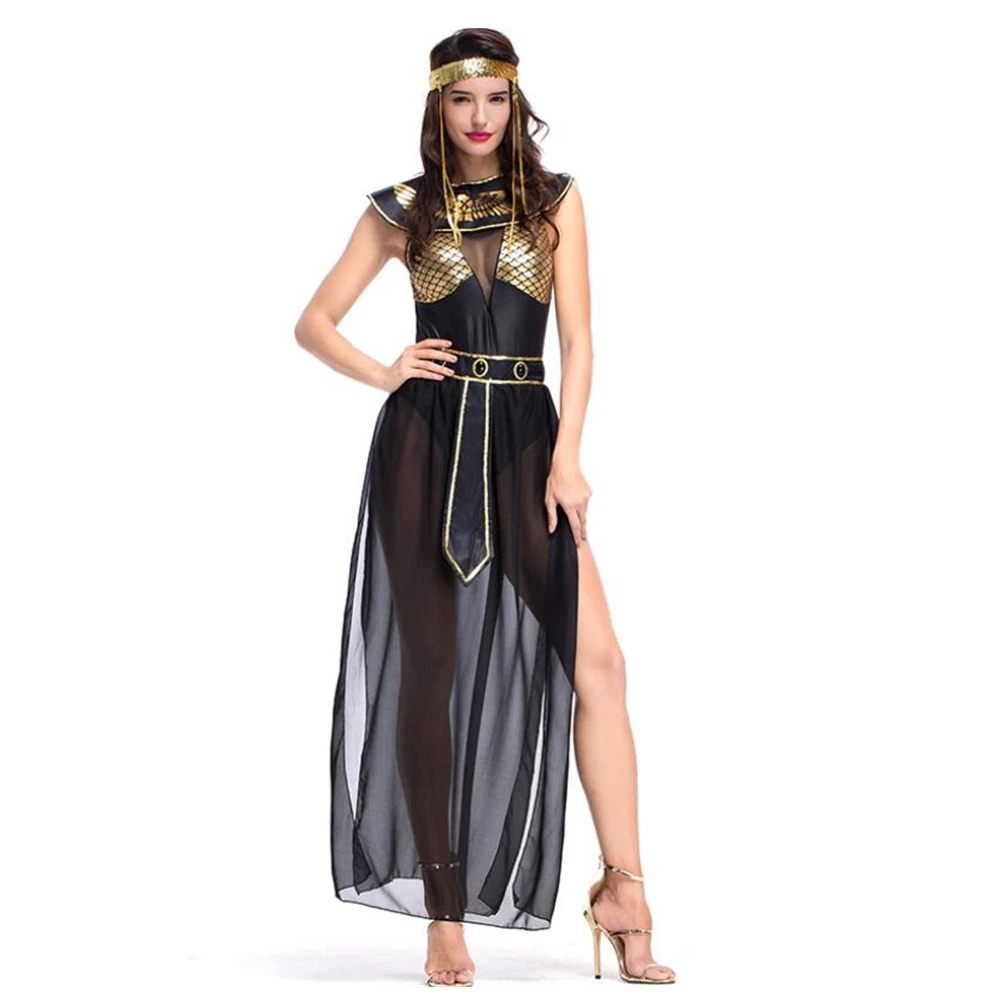 

Египетская версия Клеопатра Королевский средневековый Египетский принцесса косплей костюмы Фараона маскарад Хэллоуин