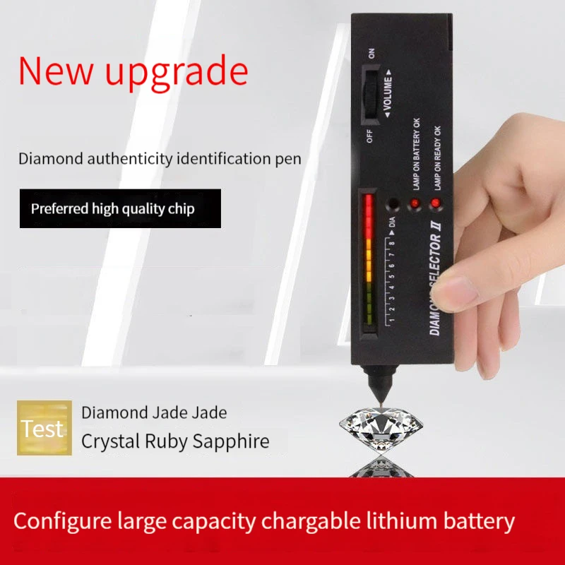 

Теплопроводность инструмент Алмазная ручка тестовая ручка Алмазная твердость ювелирные изделия Настоящий или ложный тестовый инструмент