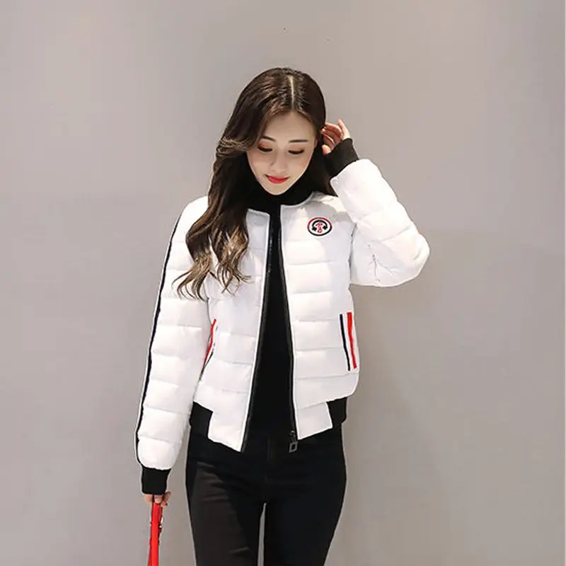 2022 Winter Cotton-Padded Coat Women's Short Warm Cotton-Padded Clothing Thin Loose Cotton Jacket Coat Women Clothing Korean