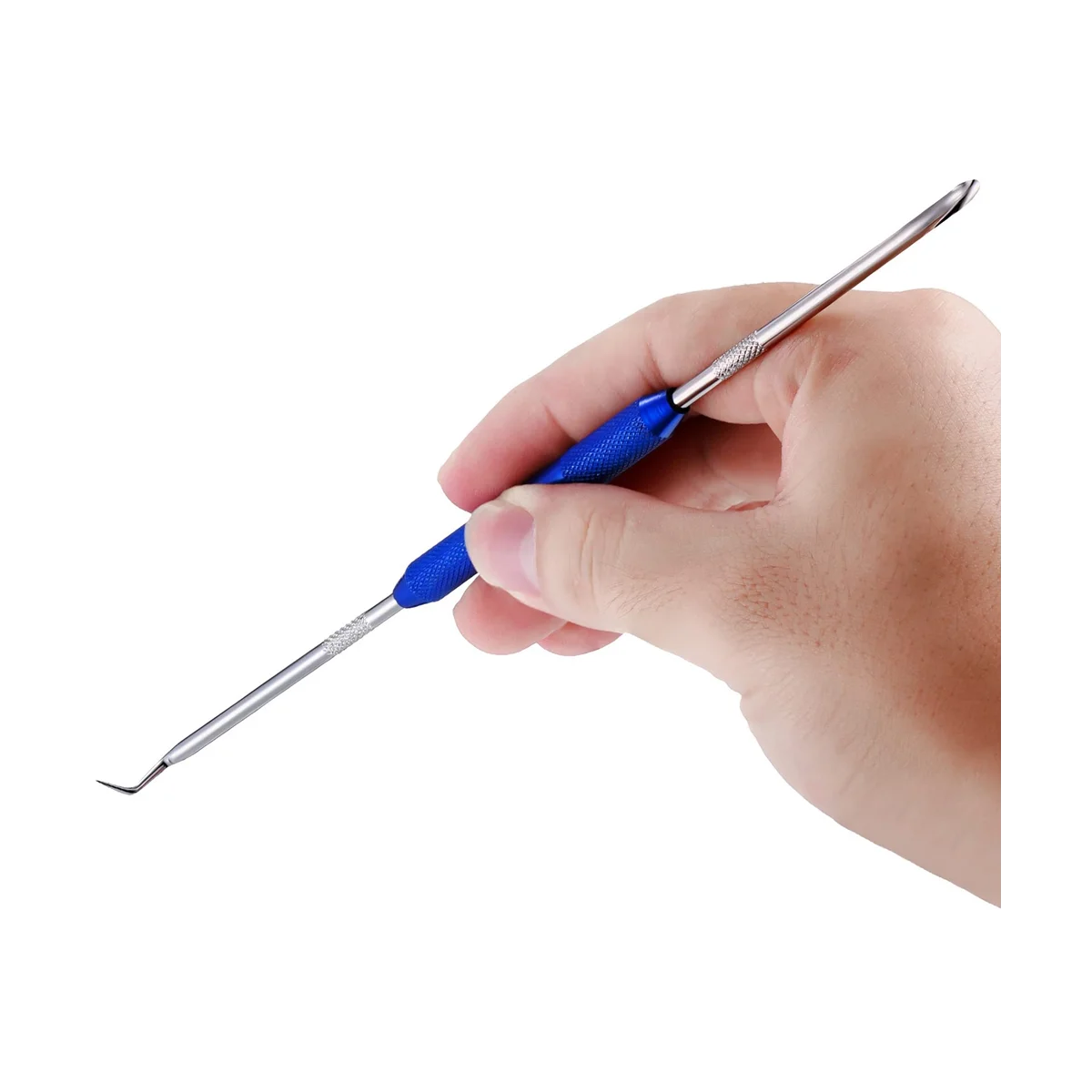 

Double Pointed Scriber, Metal Scribe Tool Hook and Pick Tool Set Straight 45 Degree 90 Degree Tip Marking Tool 4 Pieces