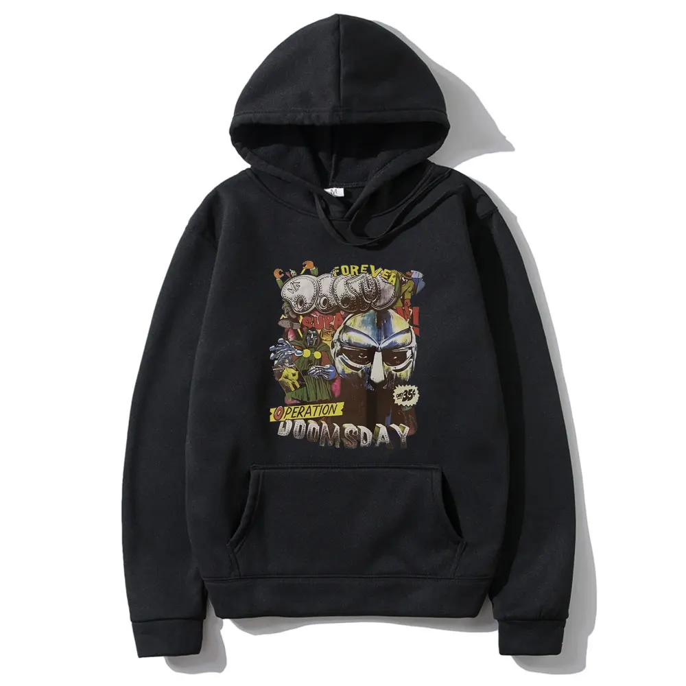 

Best Famous Rapper Mf Doom Madvillain Metal Face Graphic Hoodie Men's Hip Hop Rock Style Sweatshirt Male Fashion Oversized Hoody