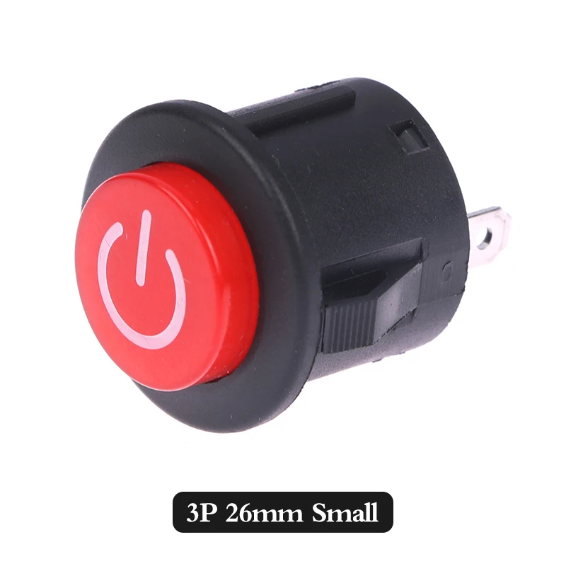 

Переключатель запуска детской коляски, однокнопочный пусковой переключатель для детского электромобиля, для аккумулятора, автомобиля, электромобиля