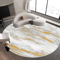carpet living room modern minimalist decor round nordic coffee table cushion light luxury gray gold study bedroom bedside rug