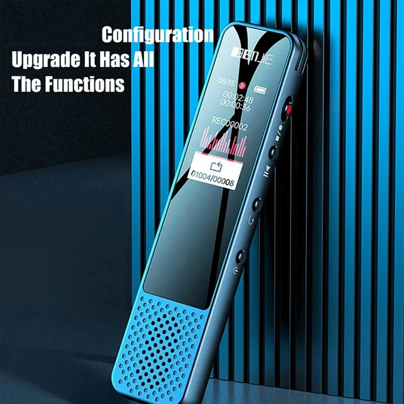 Диктофон BENJIE G6 с динамиком Bluetooth MP3-плеер 32 ГБ диктофон 3072 кбит/с DSP