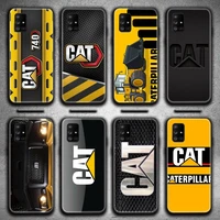 cool excavator caterpillars cat phone case for samsung galaxy a52 a21s a02s a12 a31 a81 a10 a30 a32 a50 a80 a71 a51 5g