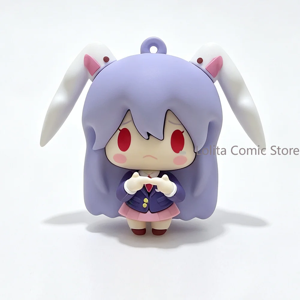 Фото Аниме-брелок Touhou Project Reisen Udongein Inaba: мини-фигурка, подвеска для сумки, украшение для сумки, подарок на день рождения, Рождество №2