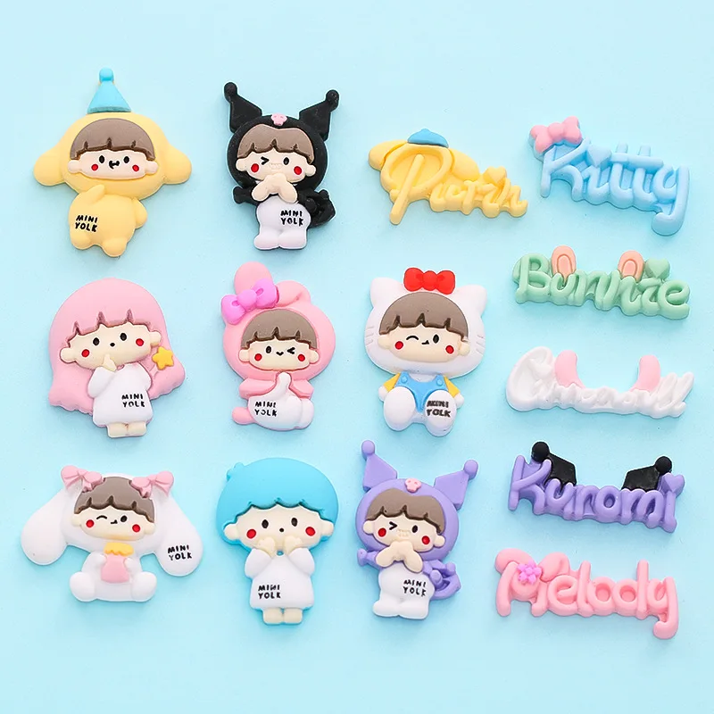 5 шт. miniso милое платье sanrio uo boy мультяшная модель для рукоделия материалы