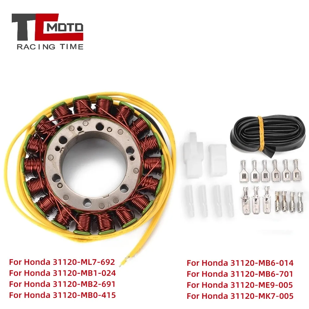

Катушка статора мотоциклетного магнитного генератора для VT700C Shadow VT750C VT800 Shadow, 31120-ME9-005 31120-MK7-005