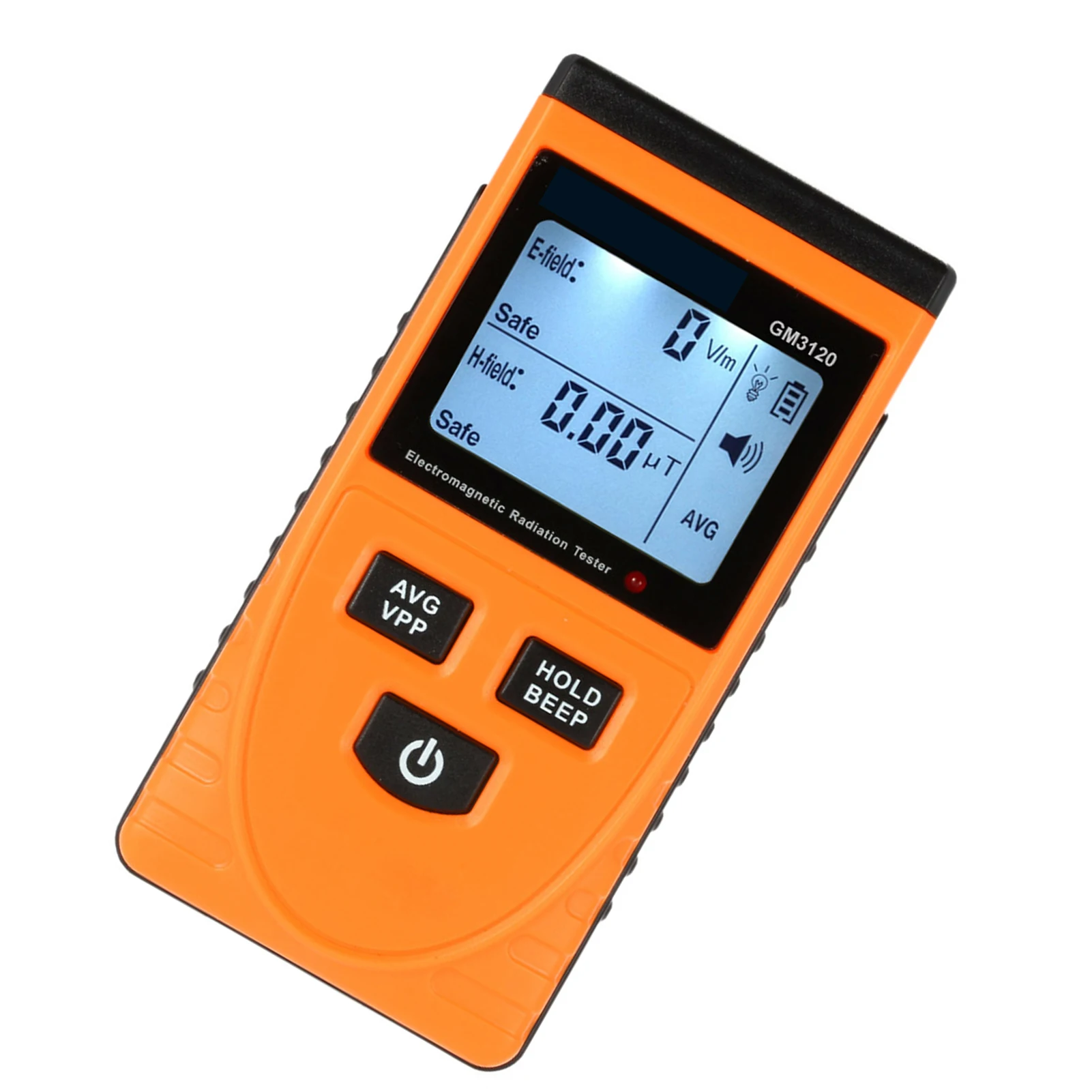 

Digital LCD Electromagnetic Radiation Detector Meter Dosimeter Tester Counter Built-in Sensor With Sound-light Alarm