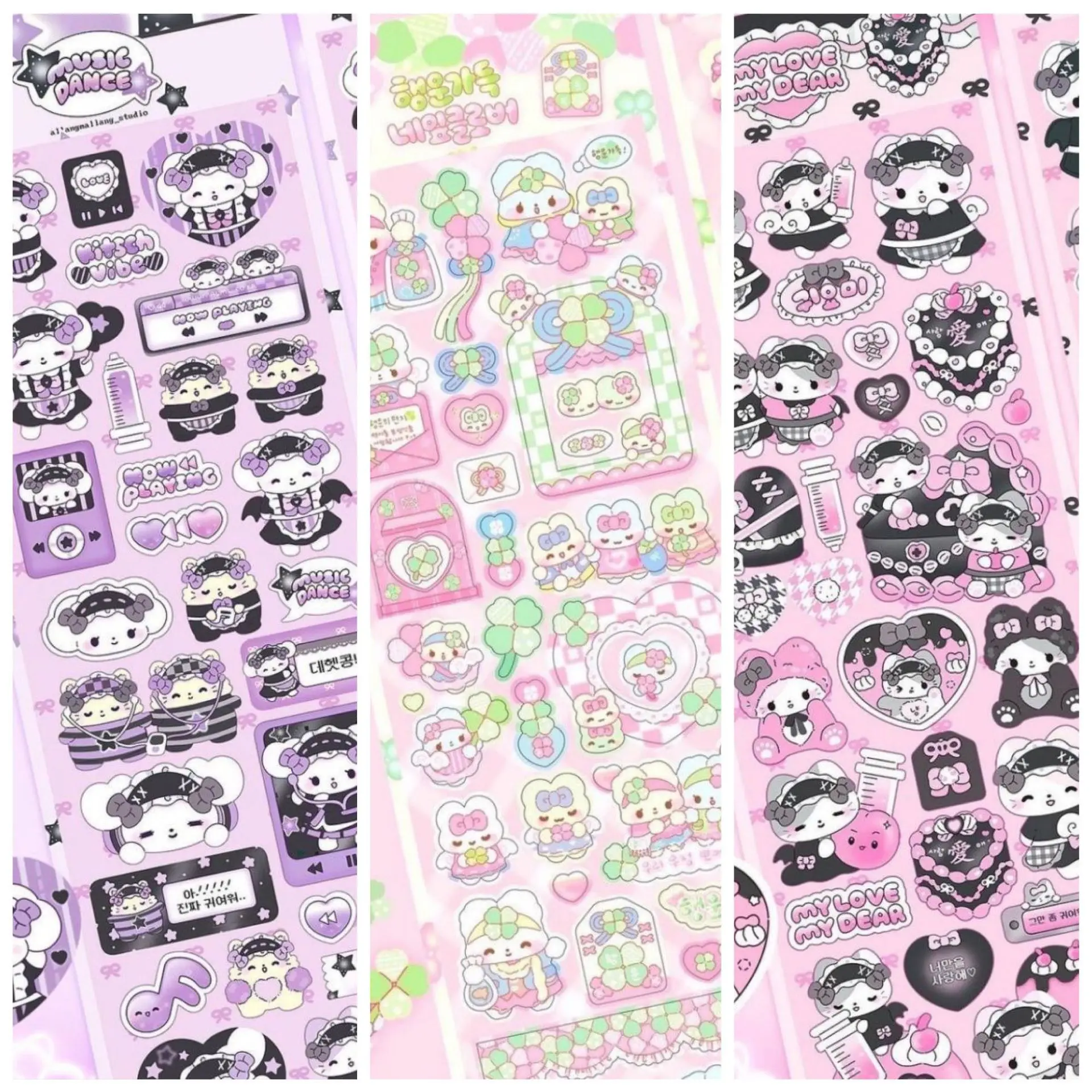 

Мультяшные милые наклейки в виде кота и цветка, «сделай сам», карта Idol, скрапбукинг, Оформление, милые канцелярские наклейки