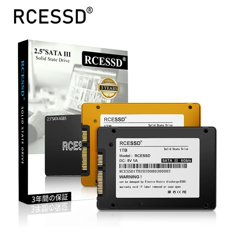 Твердотельный диск RCESSD Sata 3 внутренний жесткий 120 ГБ 240 256 480 512 1 ТБ 2 4 SSD для ноутбука