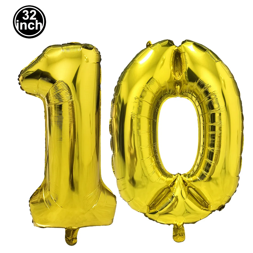 

Воздушный шар номер 10 PartiesTour 32 дюйма