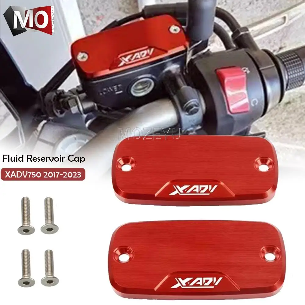 

For HONDA X-ADV750 XADV750 Motorcycle CNC Front Brake Reservoir Fluid Tank Cover Oil Cap XADV X-ADV 750 2017 2018 2019 2020 2021