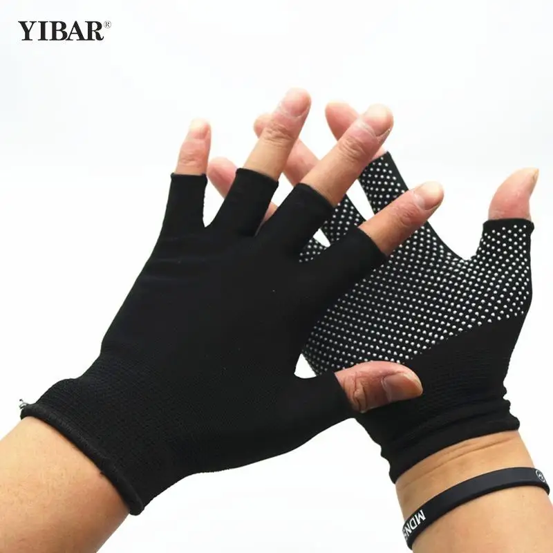 

Nylon Cycling Gloves Breathable Anti-slip Outdoor Gym Sports Yoga Exercise Half Finger Gloves MTB Bike Bicycle Gloves