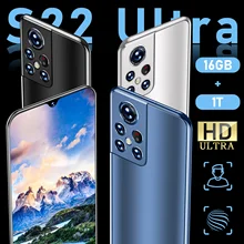 S22 Ultra 5G/4G Smart Cell Mobile Phone 16GB 512GB 6800mAh 6.8 Inch Cellphone Android 11 10 Core Unlock LTE Celulares