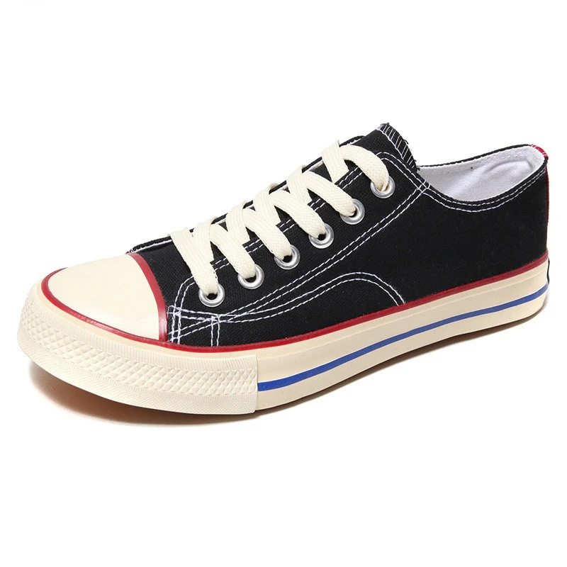 

Spring Autumn New Trend Men's Vulcanized Shoe Men Casual Shoes Breathable Sneakers Lace-up Canvas Shoes Men's Walking Shoes
