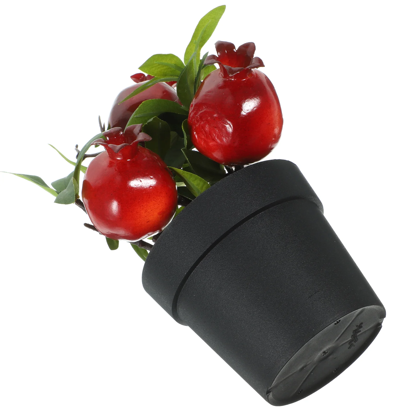 Гранат в горшке искусственные растения домашний макет декор искусственный