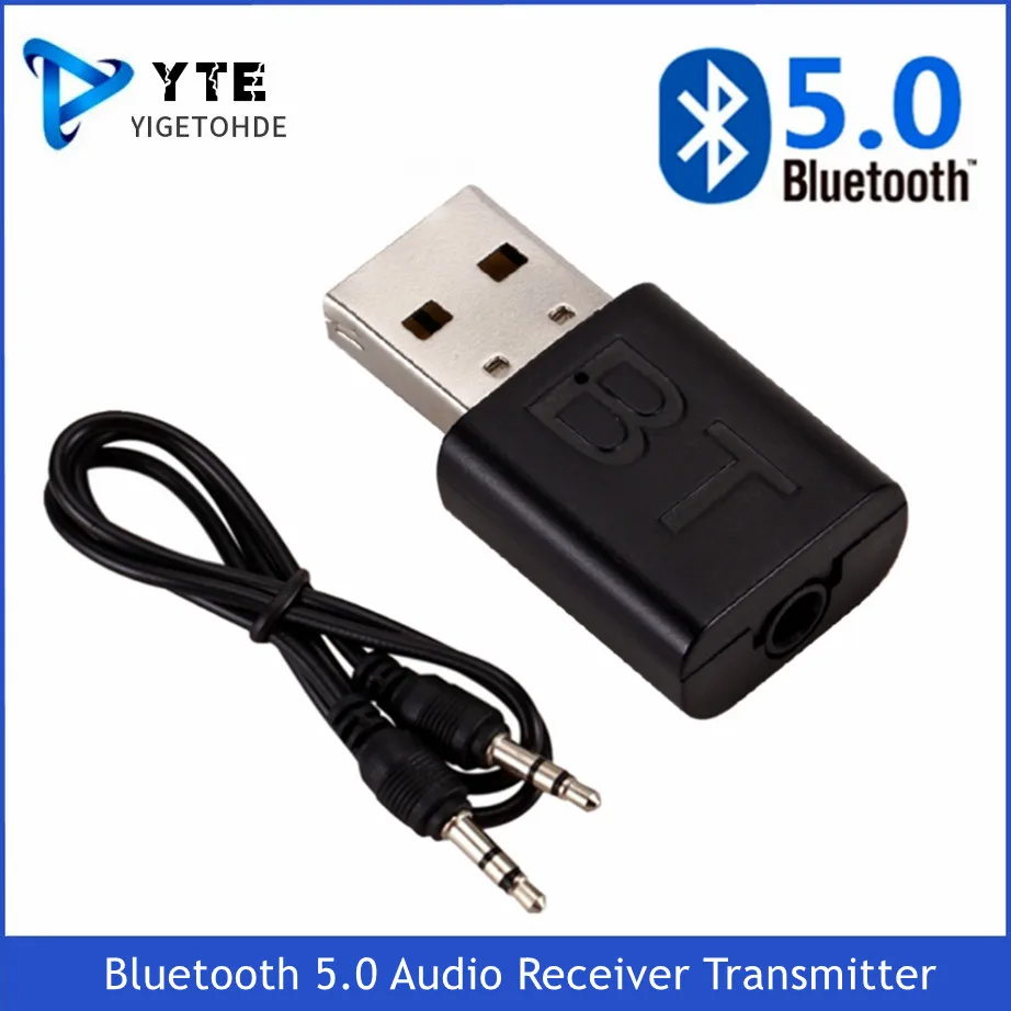 YIGETOHDE 2 в 1 Bluetooth 5 0 аудио приемник передатчик беспроводной адаптер Мини 3 мм AUX