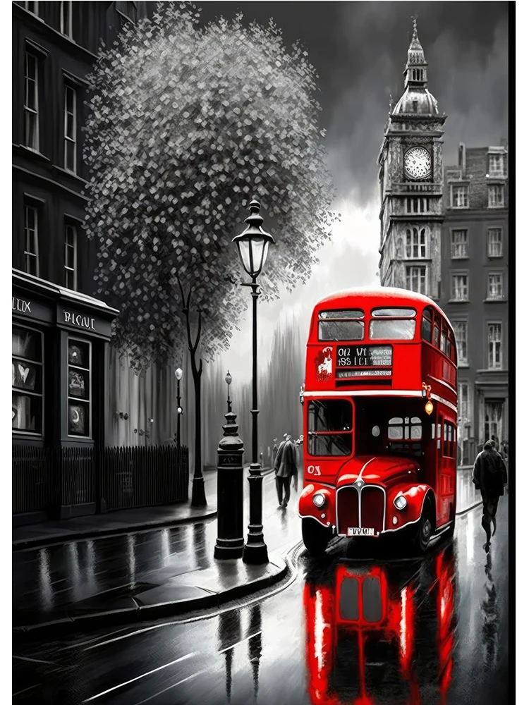 

Абстрактная картина на холсте Лондон Париж