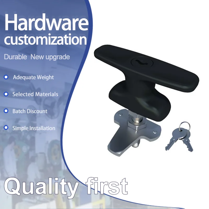 Регулируемый роторный замок с ручкой подходит для промышленного оборудования