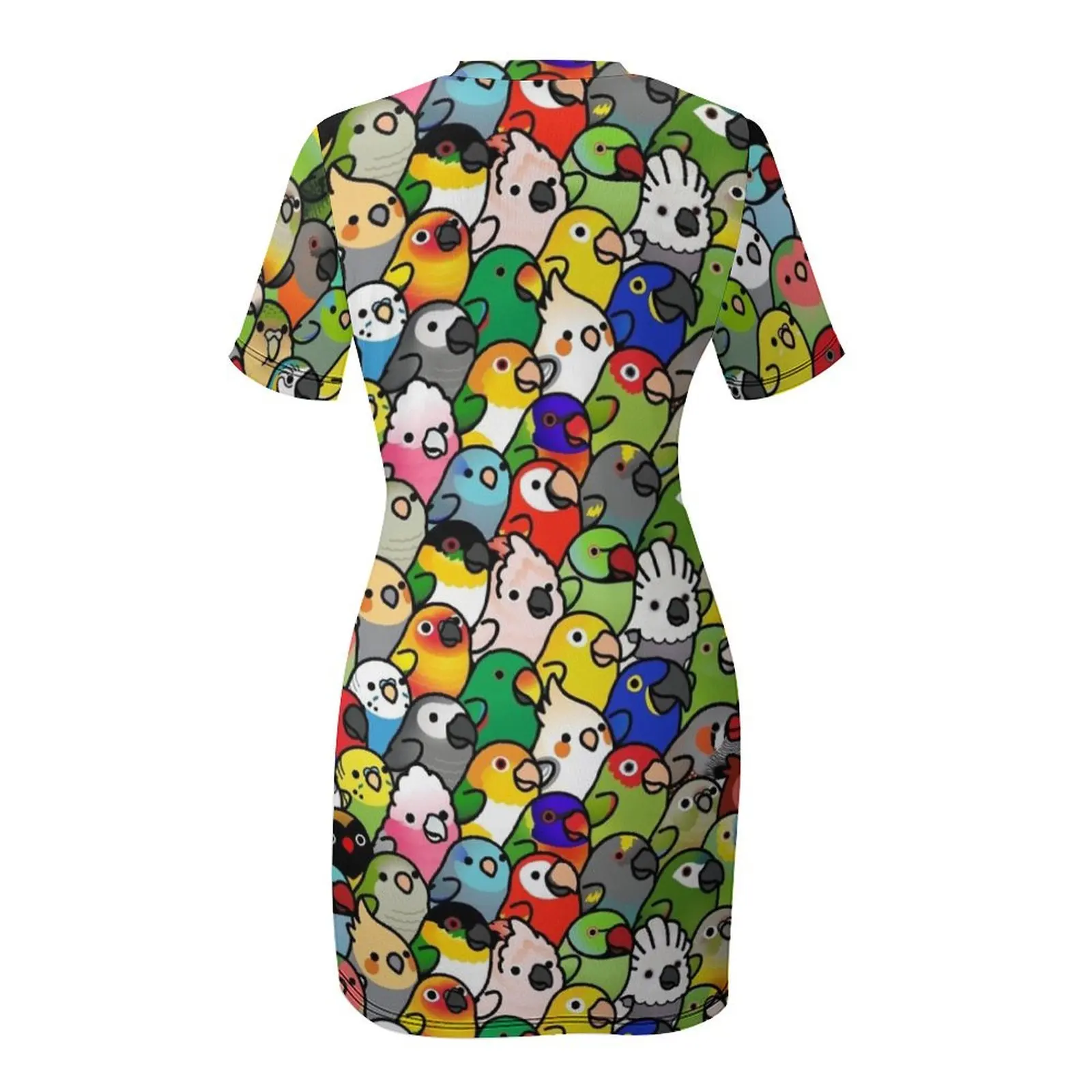 Everybirdy Pattern 2023 платье с короткими рукавами женский летний костюм на день рождения