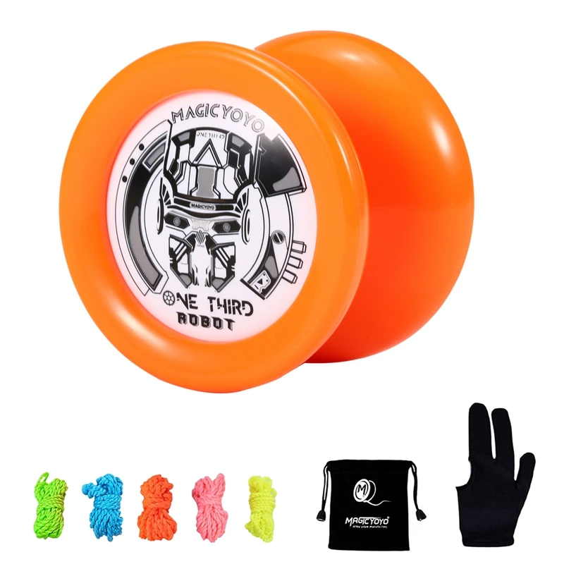 

MAGICYOYO Looping Yoyo Responsive D2 One Third Ball Bearing Yoyo Axle,Super Durable Yoyo+5 Strings+Yoyo Glove+Yoyo Bag