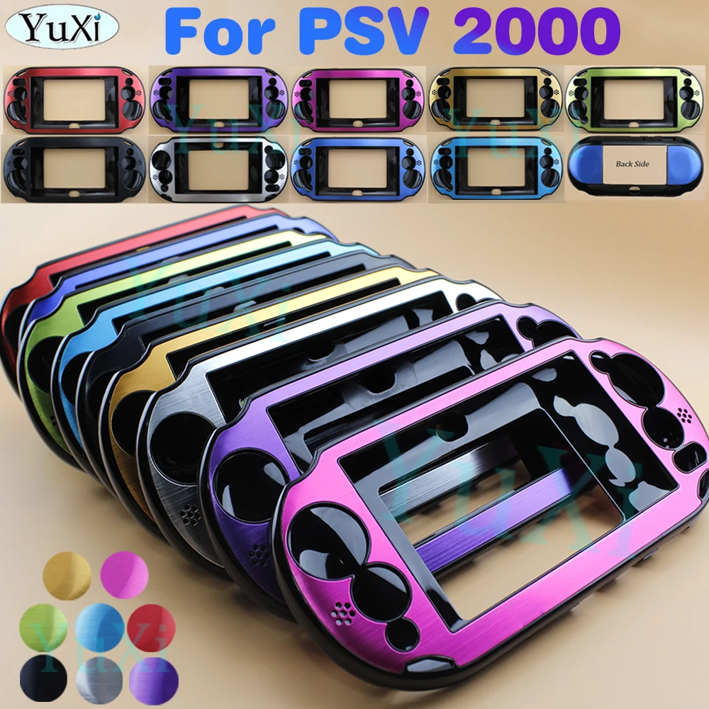 Фото 1 шт. для PS Vita PSV 2000, алюминиевый корпус, защитный чехол для PSV2000 PSV PCH-20, пластиковый металлический матовый корпус, игровая часть №1