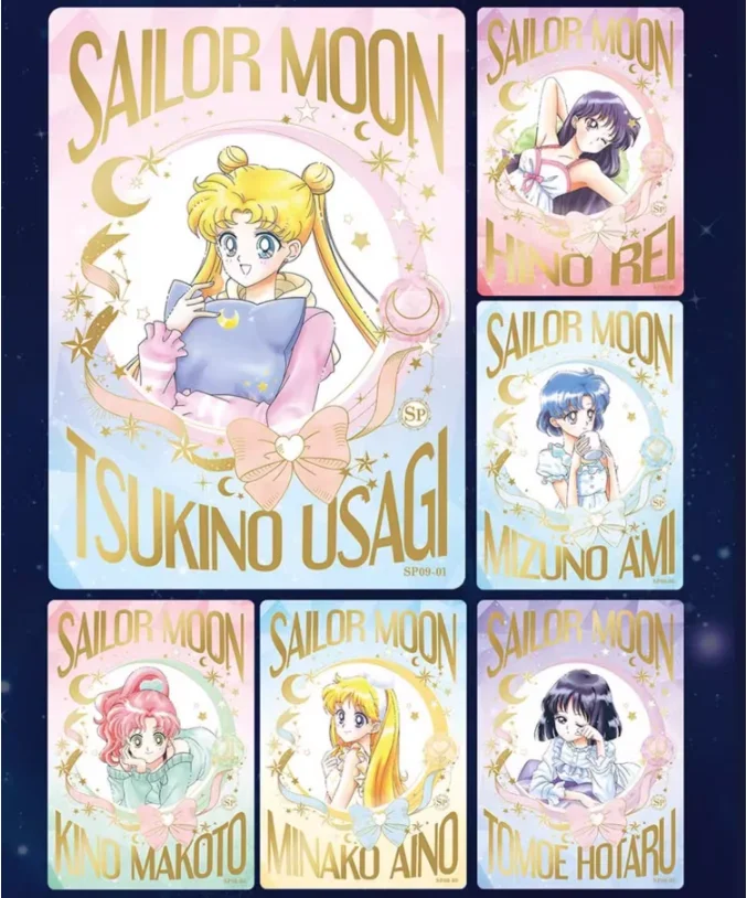 Карты Сейлор Мун TRMP'S CARD 3th Аниме Коллекционные карты Mistery Boxes Настольные игры