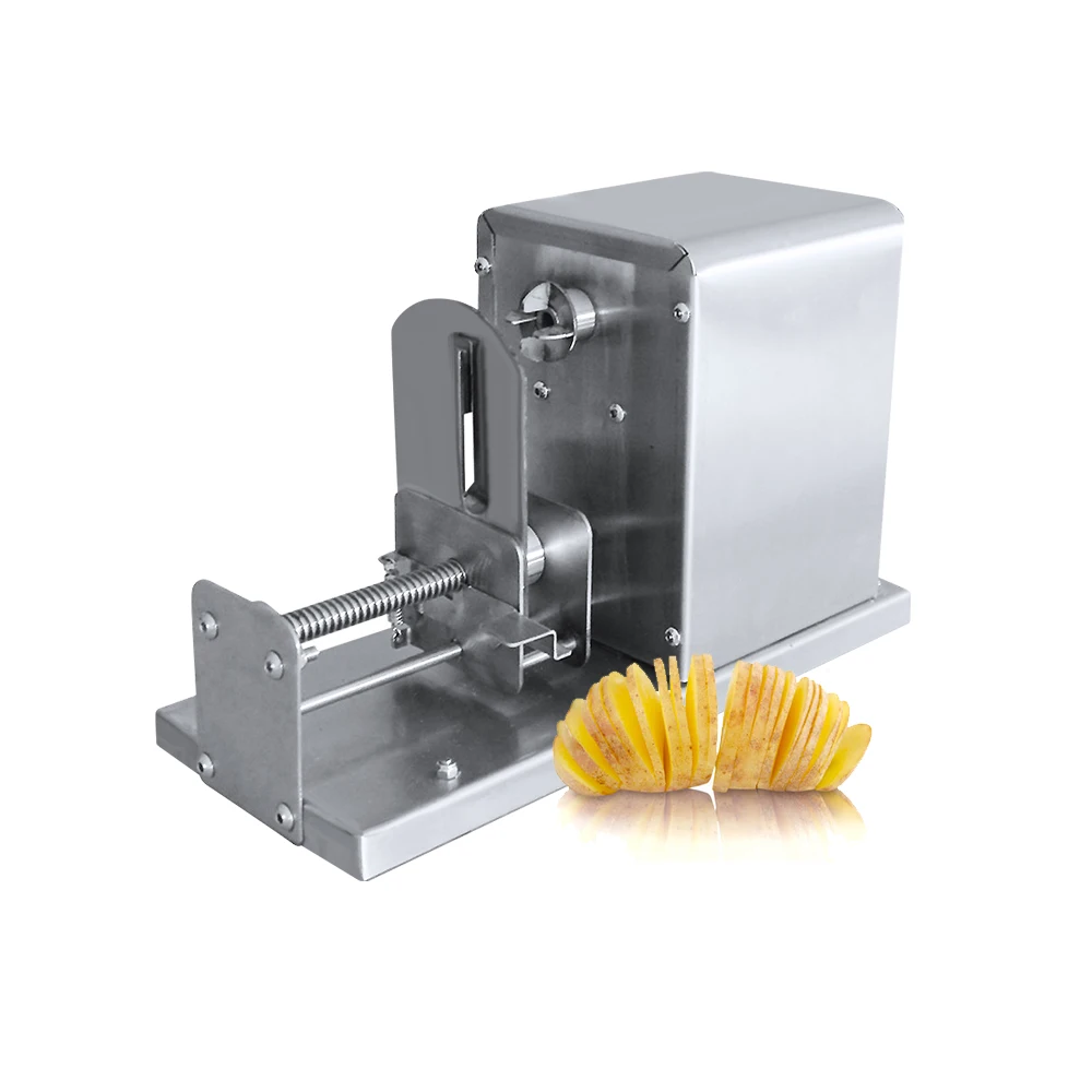 

New Style Electric Potato Twister Tornado Slicer Machine Automatic Spiral Cutter Vegetable Slicer Machine for Sale