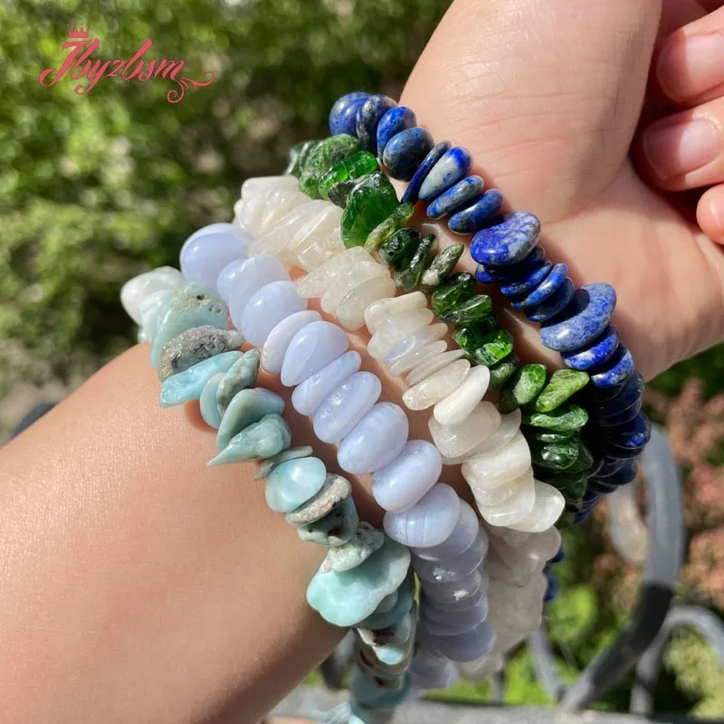 

2x6-3x12mm Freefrom Heishi Spacer Beads Natural Stone for Women Men Necklace Bracelet Earring Rings Charms Jewelry Making 15"