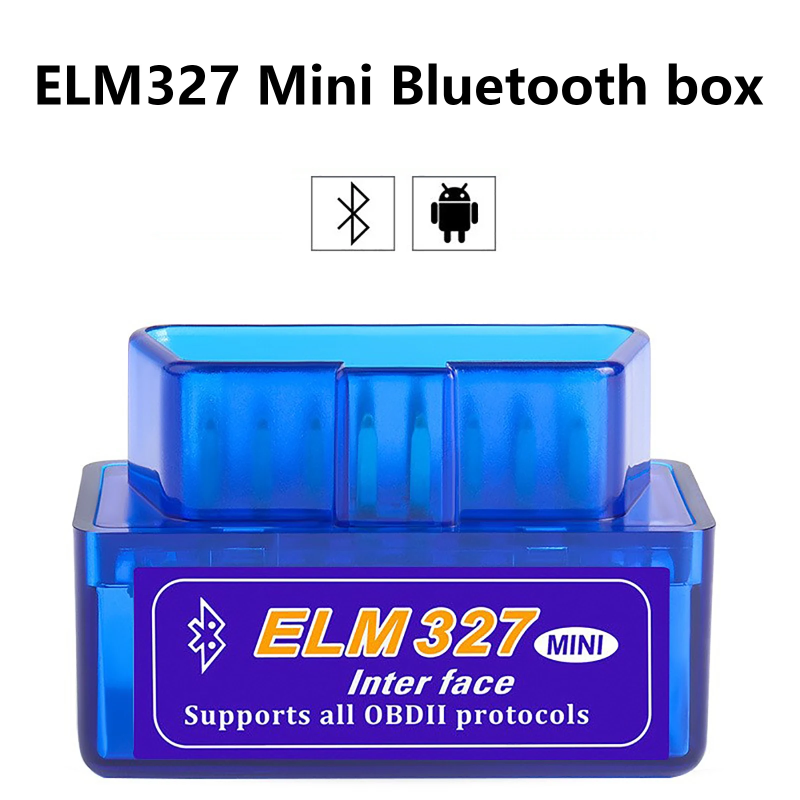 

ELM327 Mini v2.1 Bluetooth on-board diagnosis dual mode 5.1 Bluetooth vehicle fa